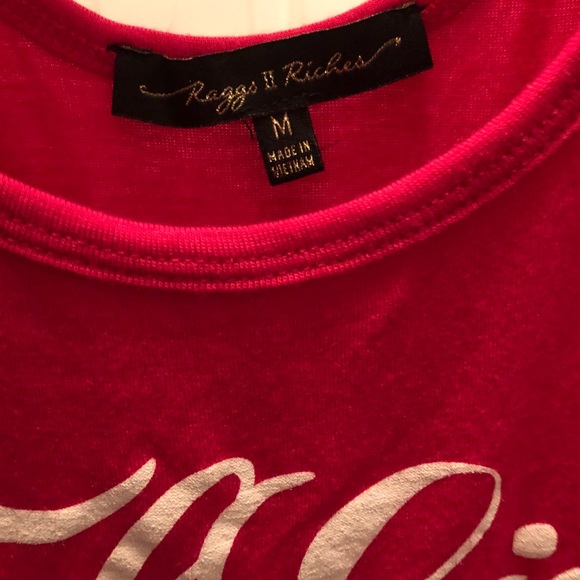 Size Medium COOL GIRL dark pink tank top - Picture 4 of 4